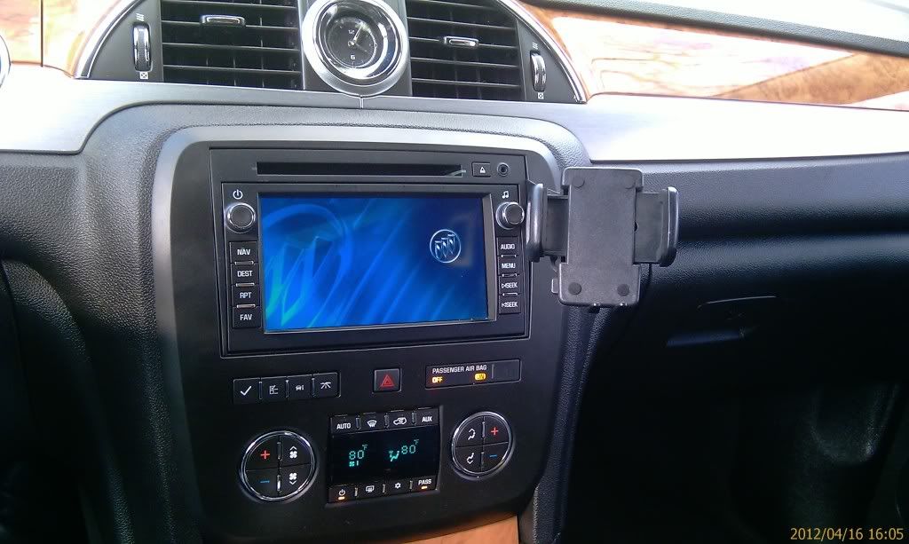 Dash mount cell phone/MP3 holder for Enclave Buick